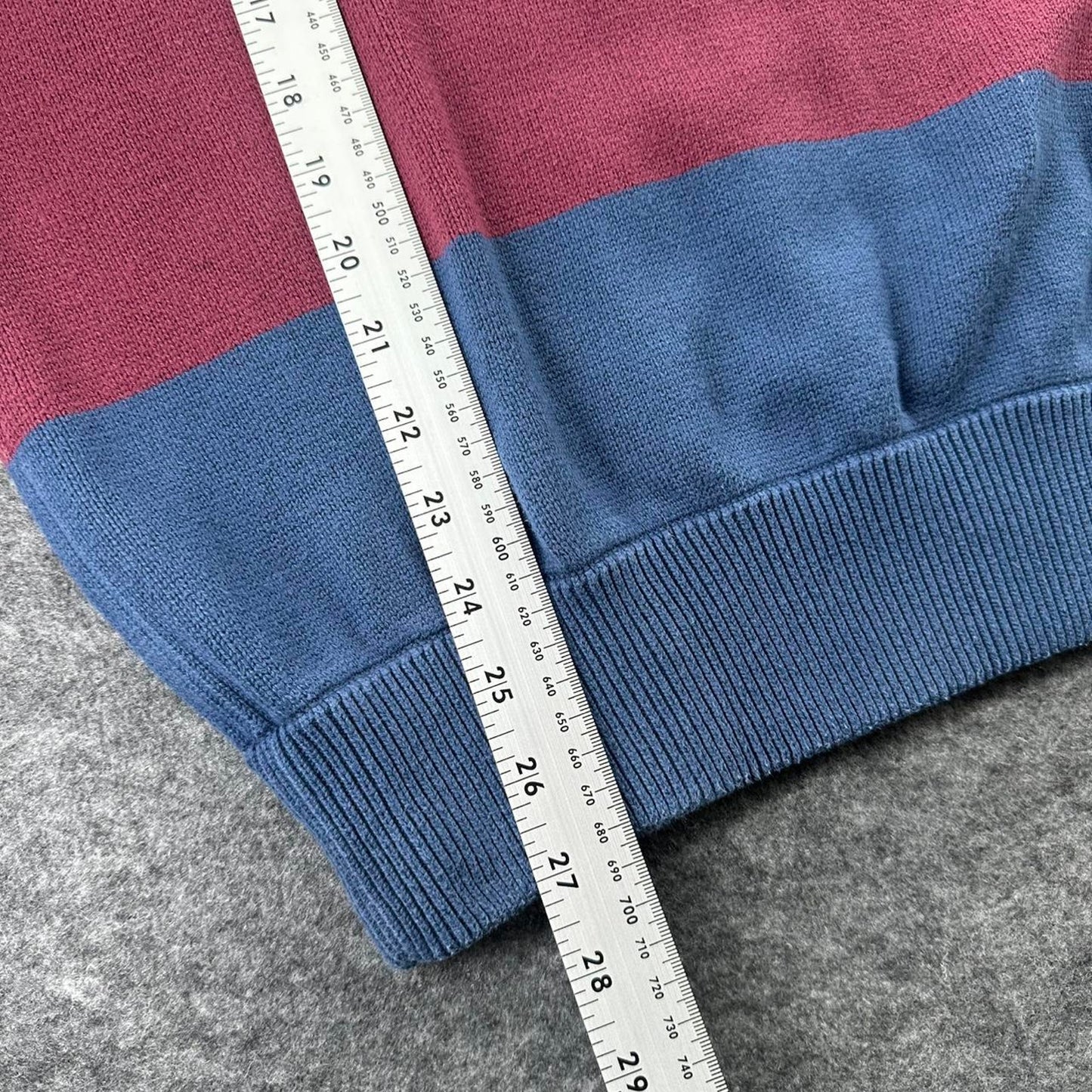 Quiksilver pink striped sweater