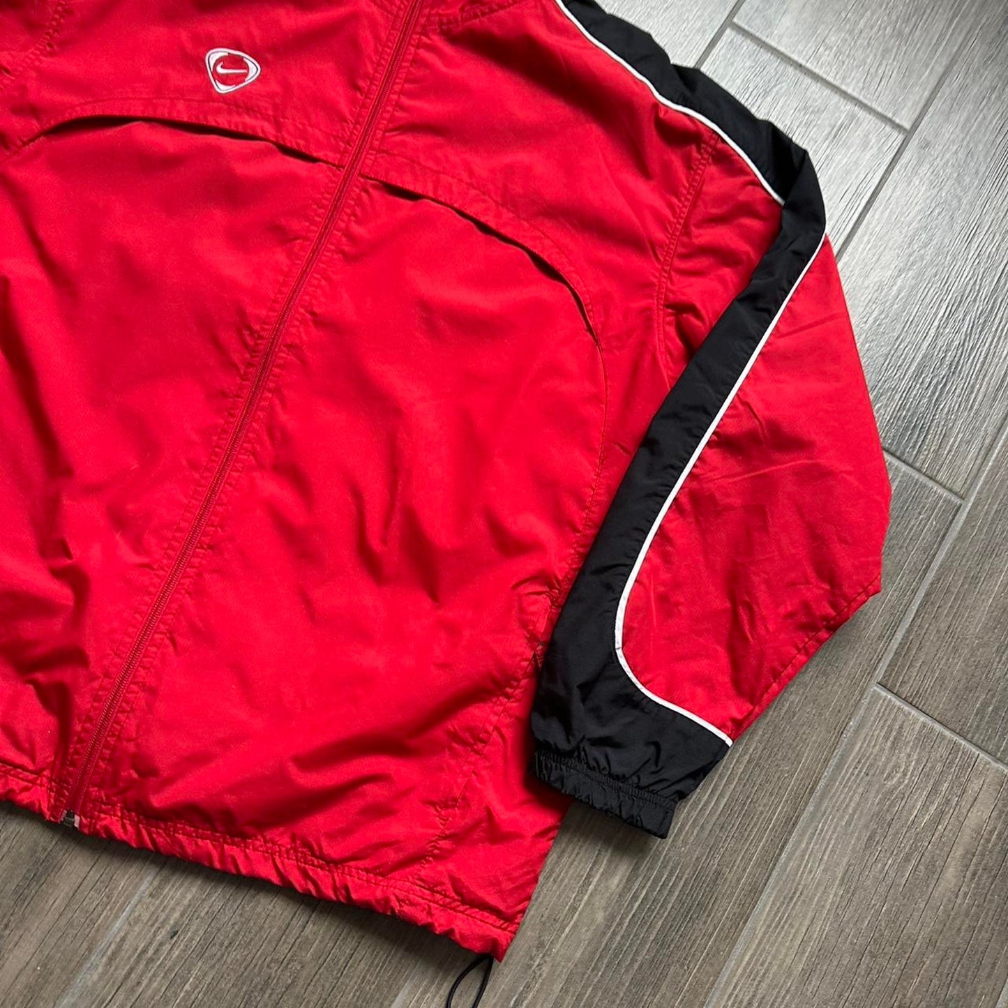 Nike red XL y2k light jacket