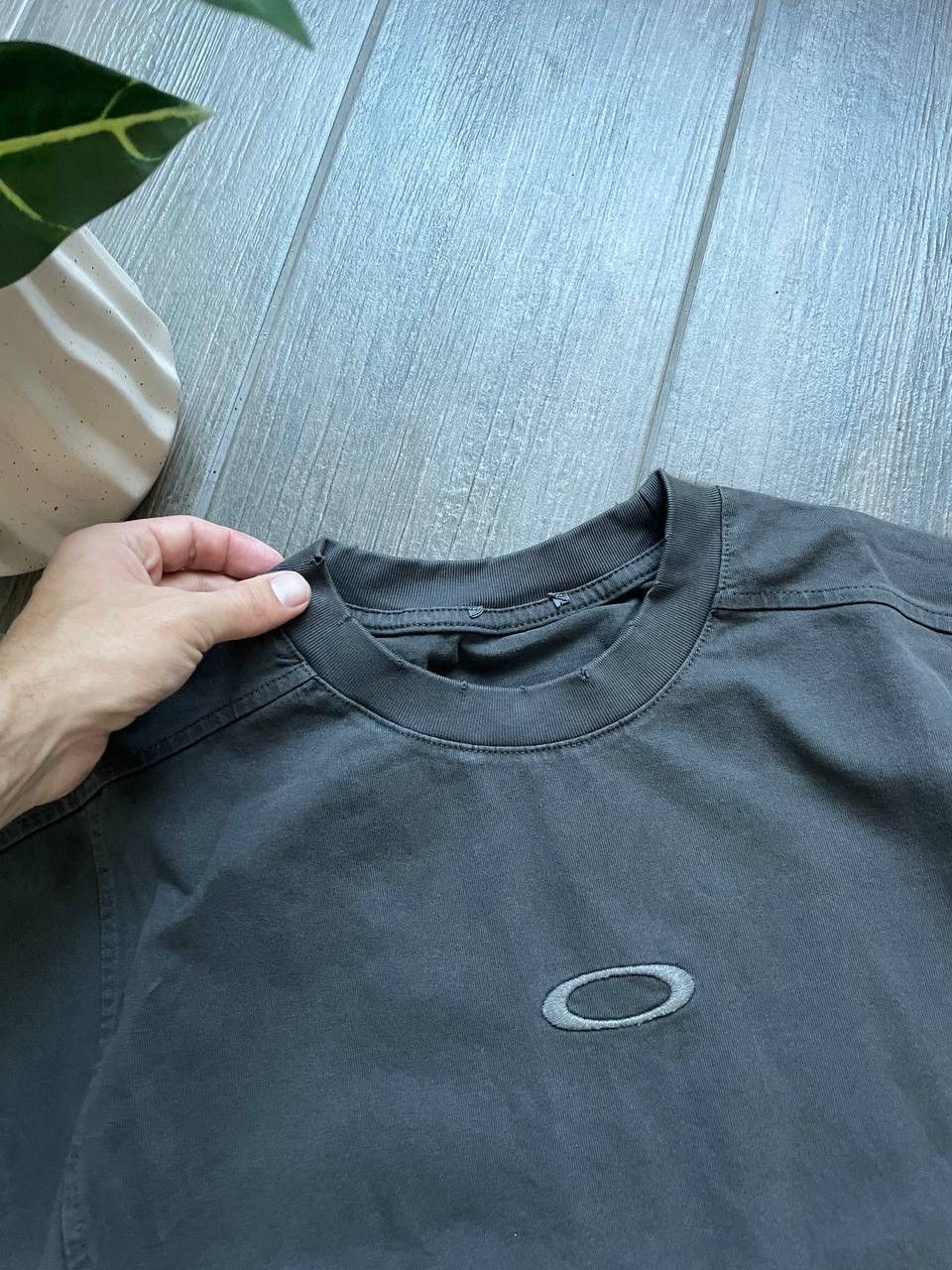 Oakley Software Fade Style Grey Oversized T-Shirt