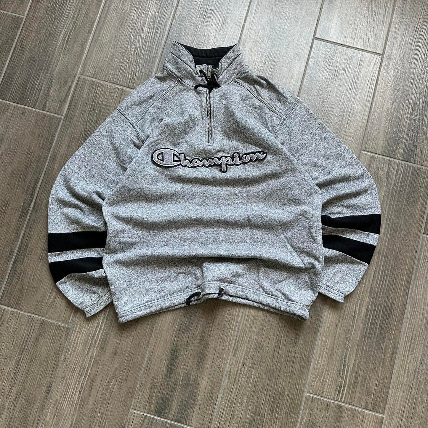 Champion grey 1/3 baggy S sweatshirt