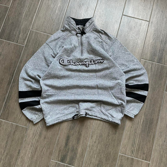 Champion grey 1/3 baggy S sweatshirt