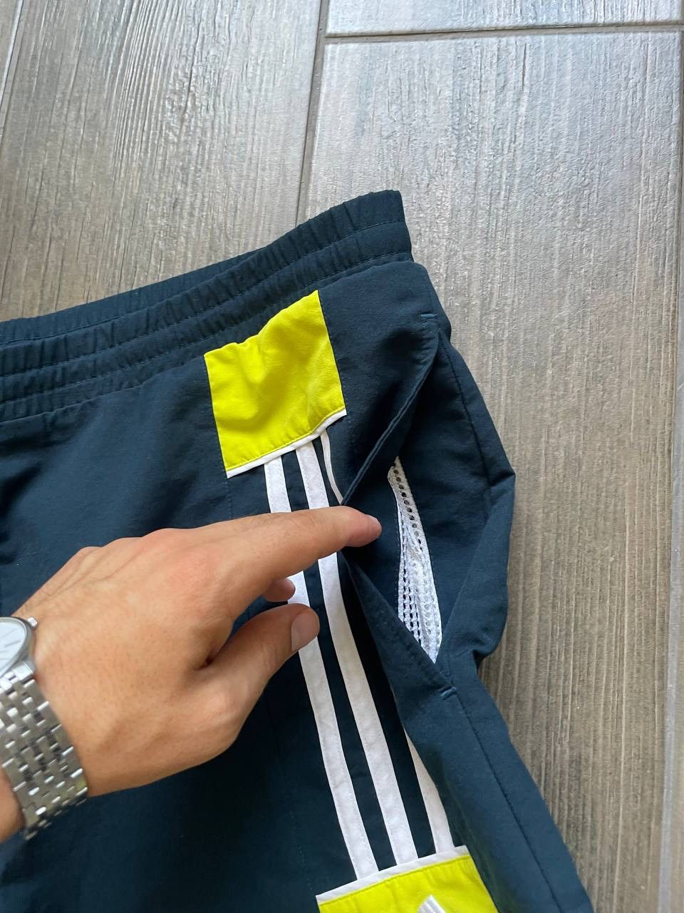 Adidas equipment black nylon summer shorts