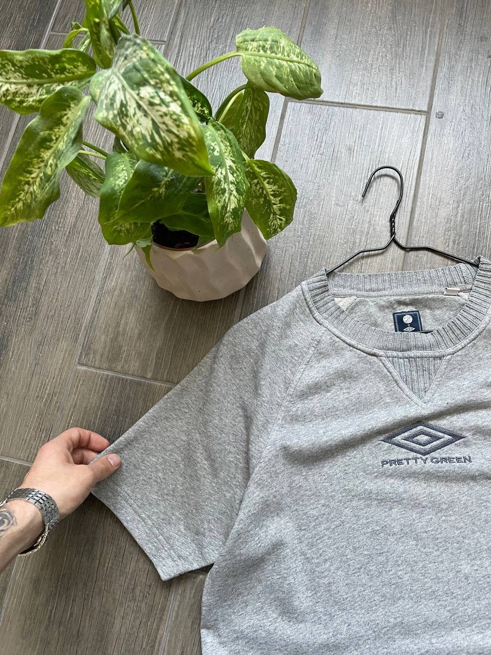 Umbro X Pretty Green Grey T-Shirt