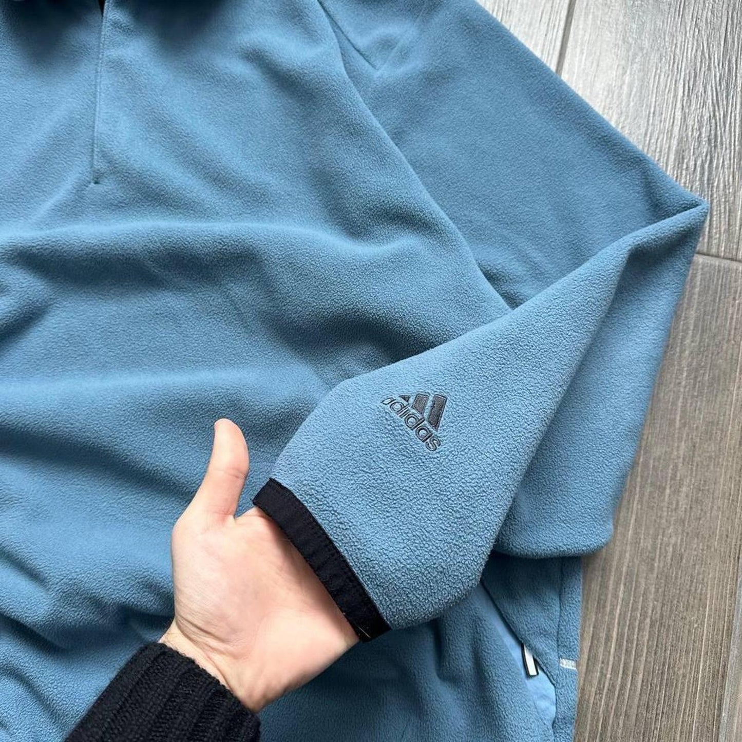Adidas fleece oversized y2k L jumper