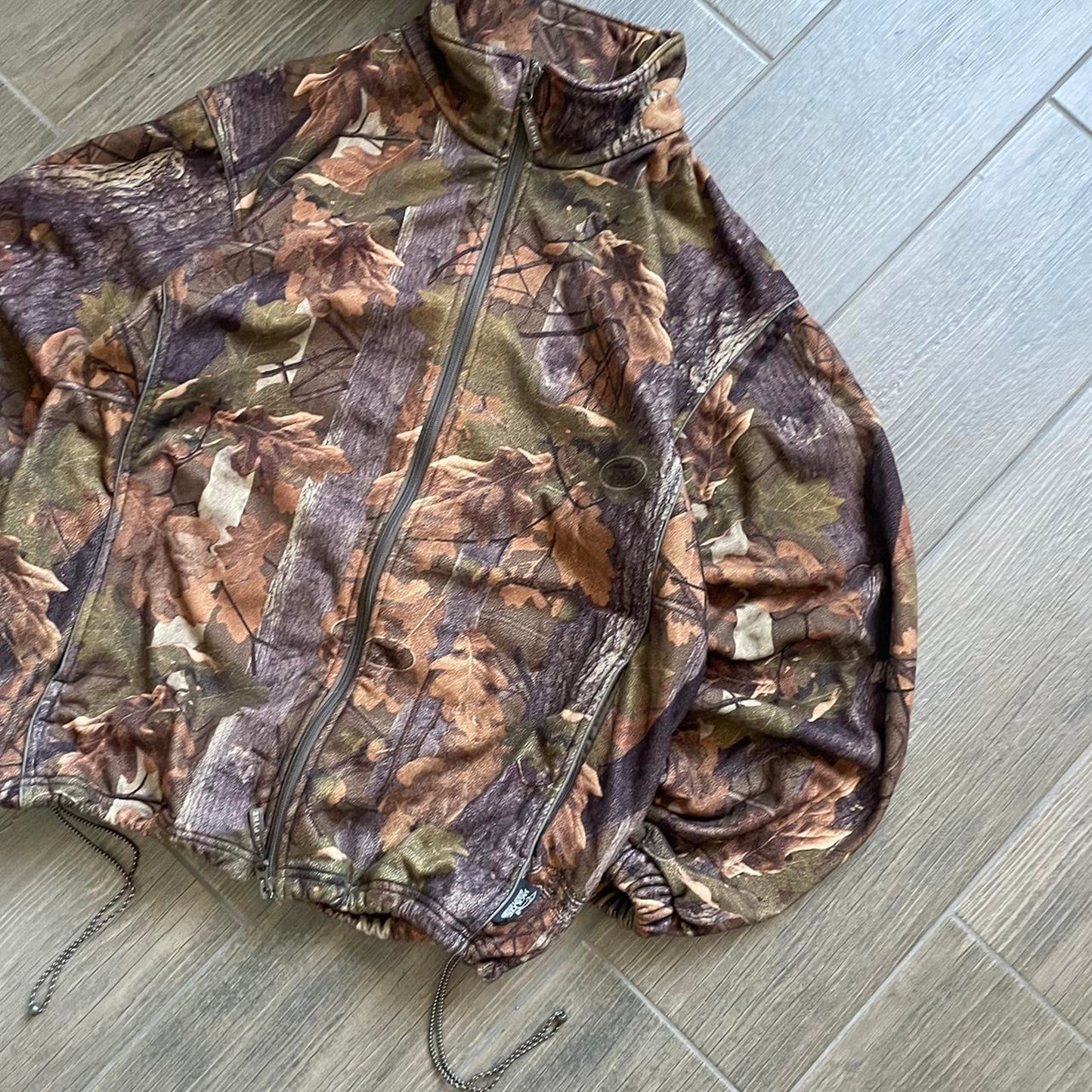 Vintage y2k camo military style jacket