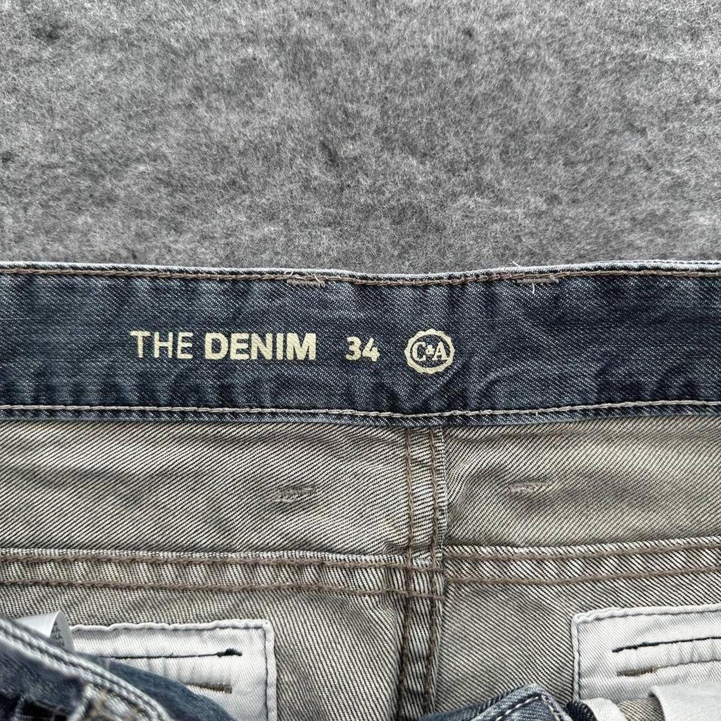 Y2k ca baggy cargo denim