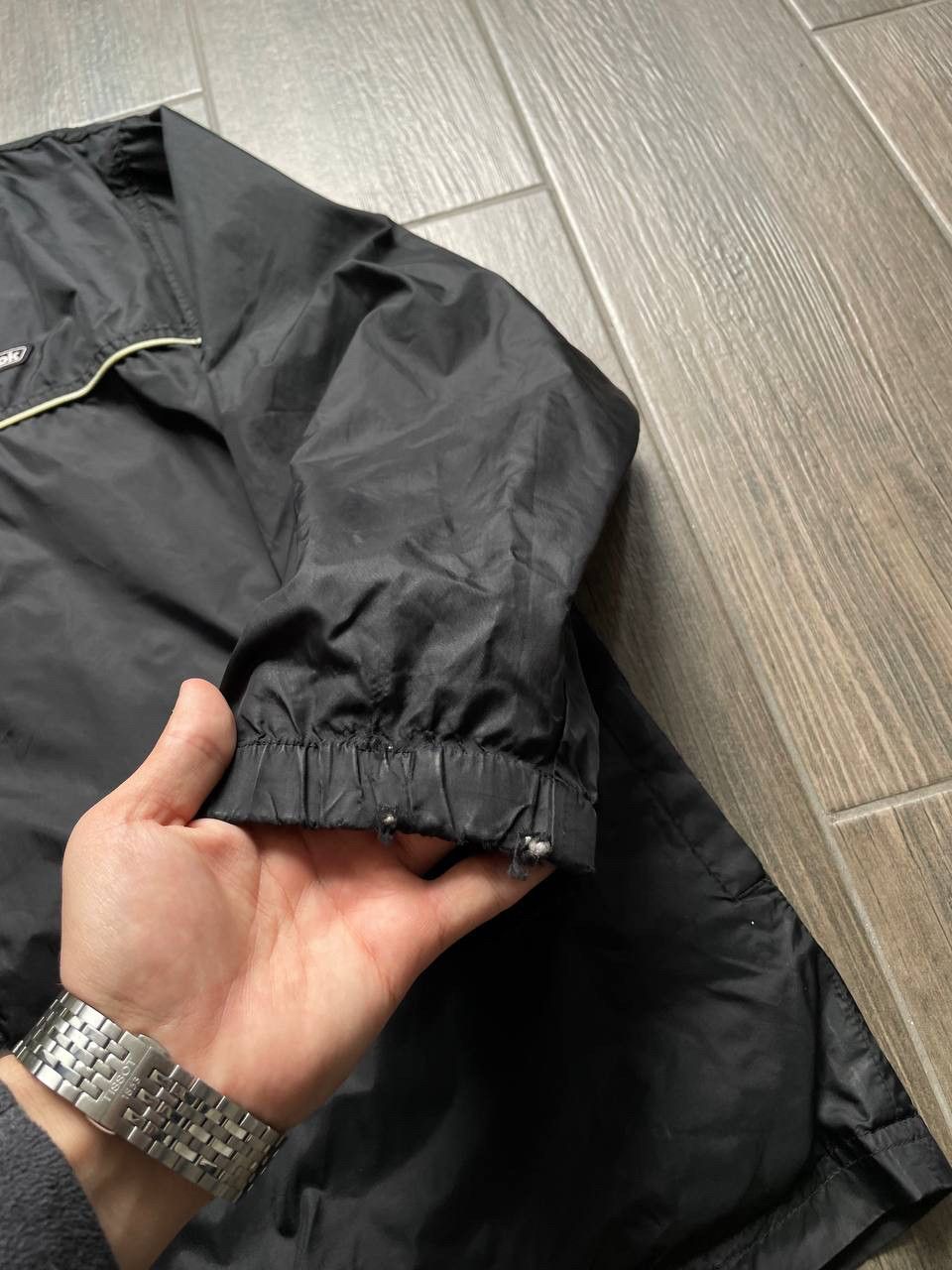 Reebok black y2k light archive jacket