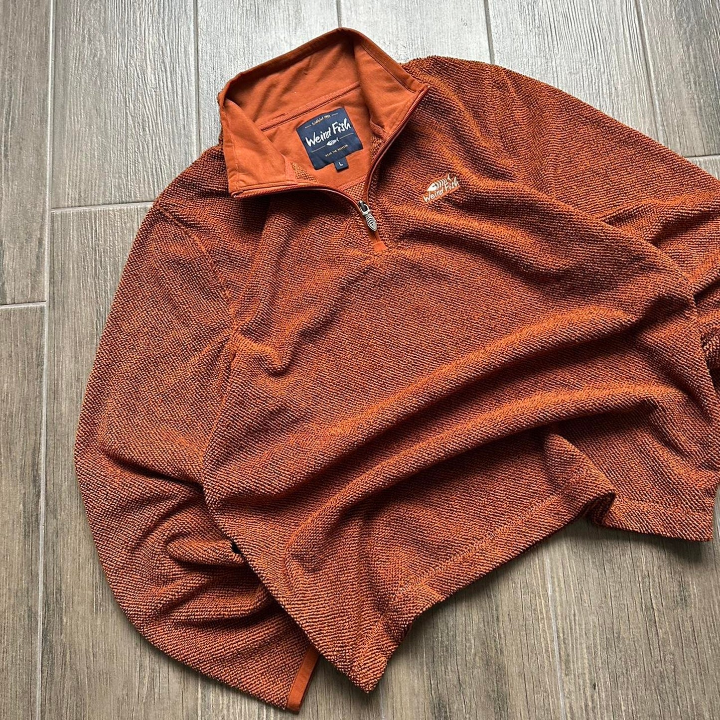 Weird Fish Y2K baggy surf jumper L