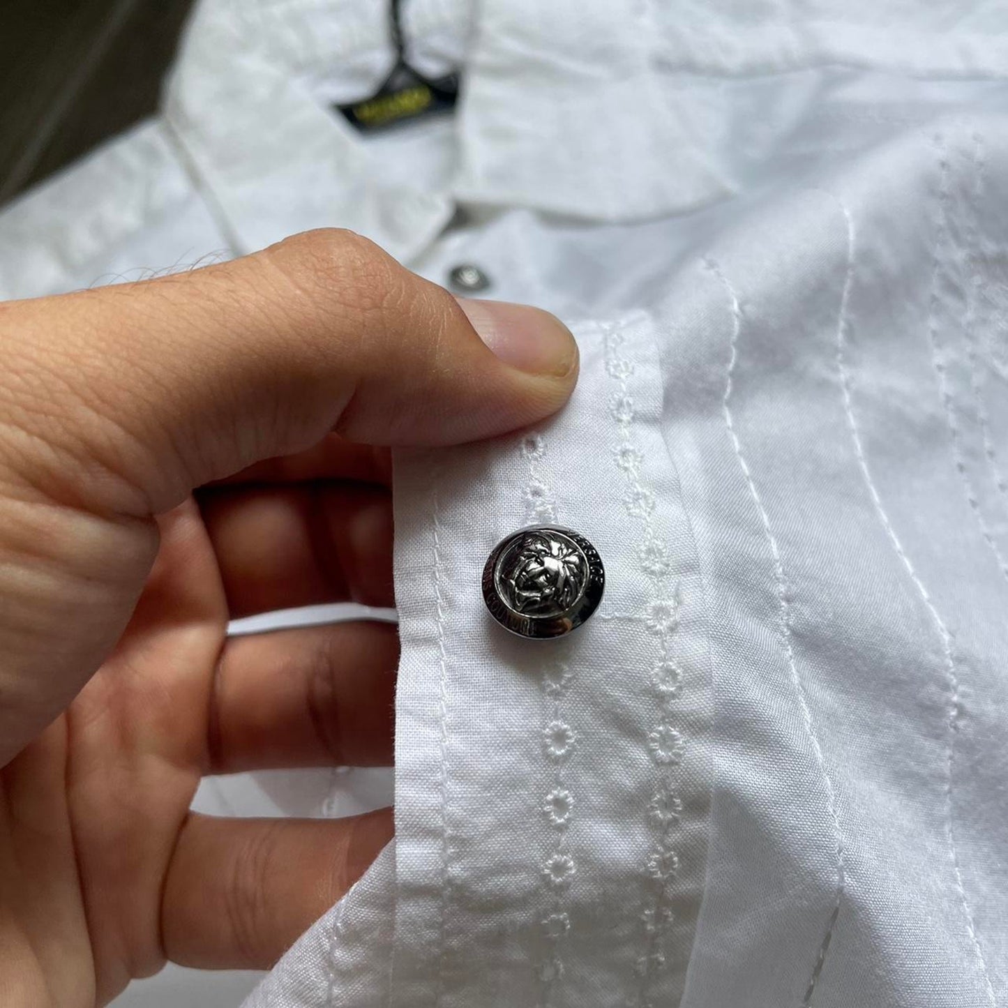 Versace medusa vintage baggy luxury shirt