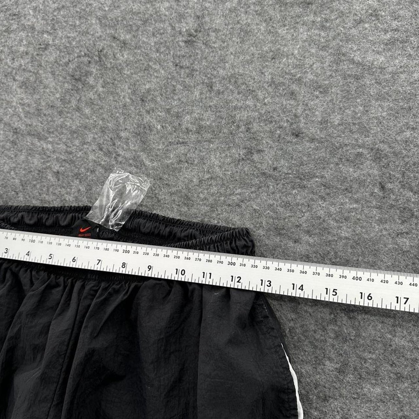Nike nylon black shorts with