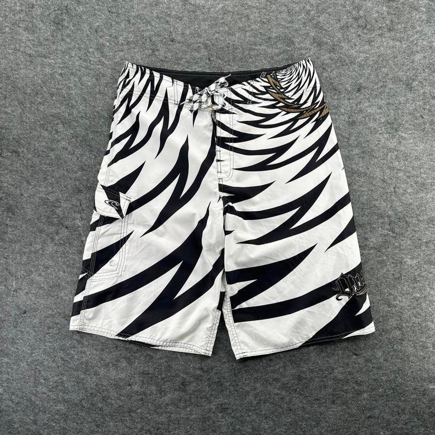 Y2k oneill board shorts black
