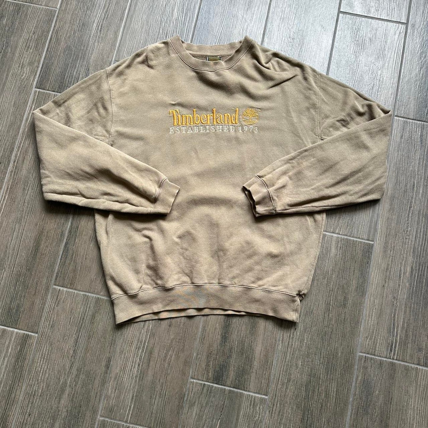 Timberland brown crewneck sweatshirt