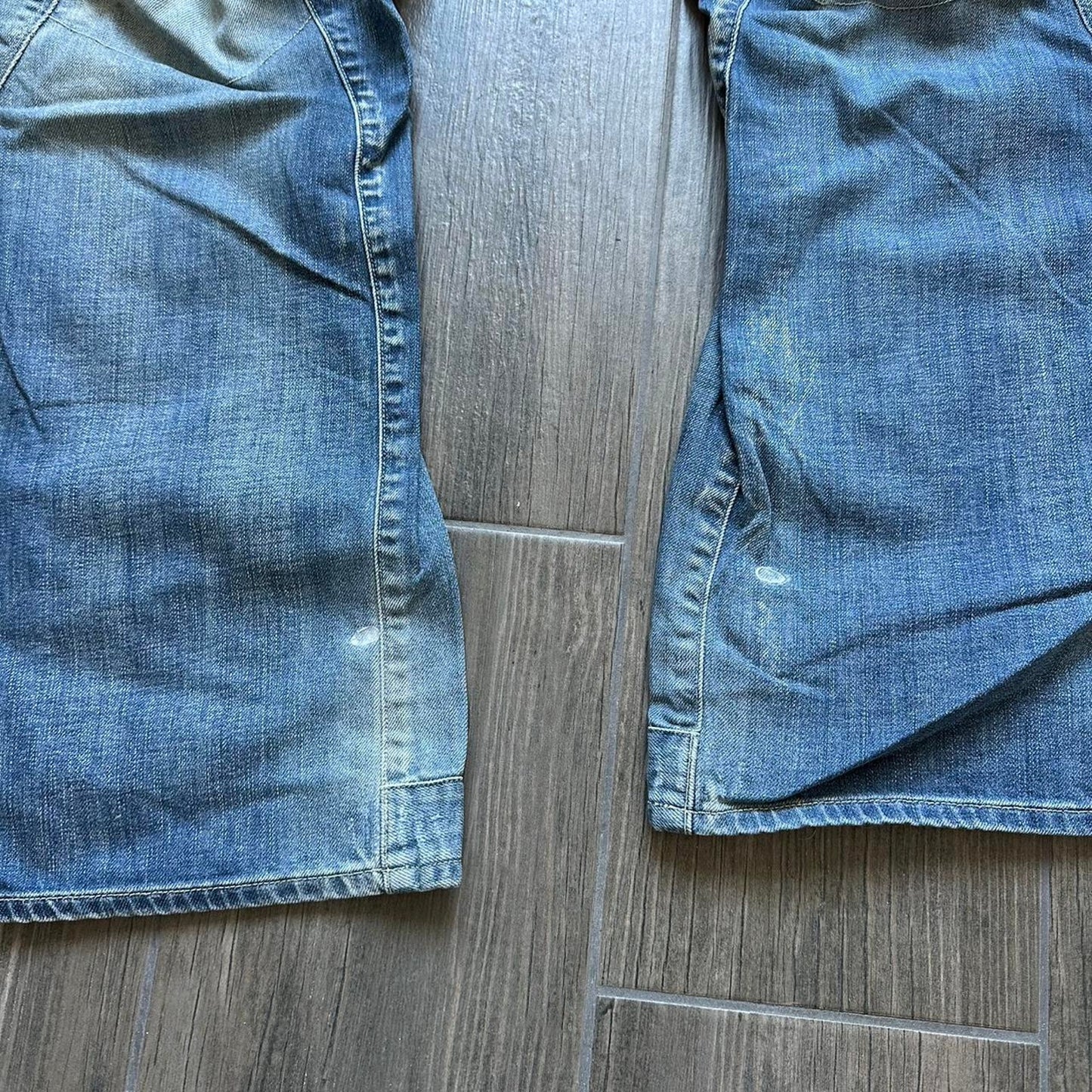 G-Star Raw distressed blue denim jeans