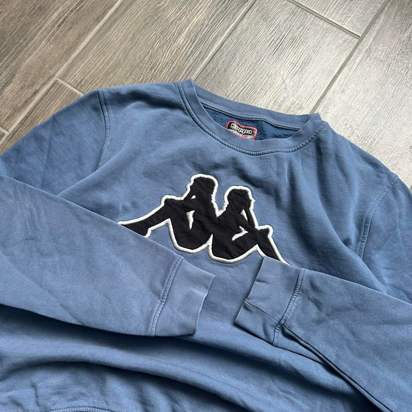Kappa blue sweatshirt with embroidered logo