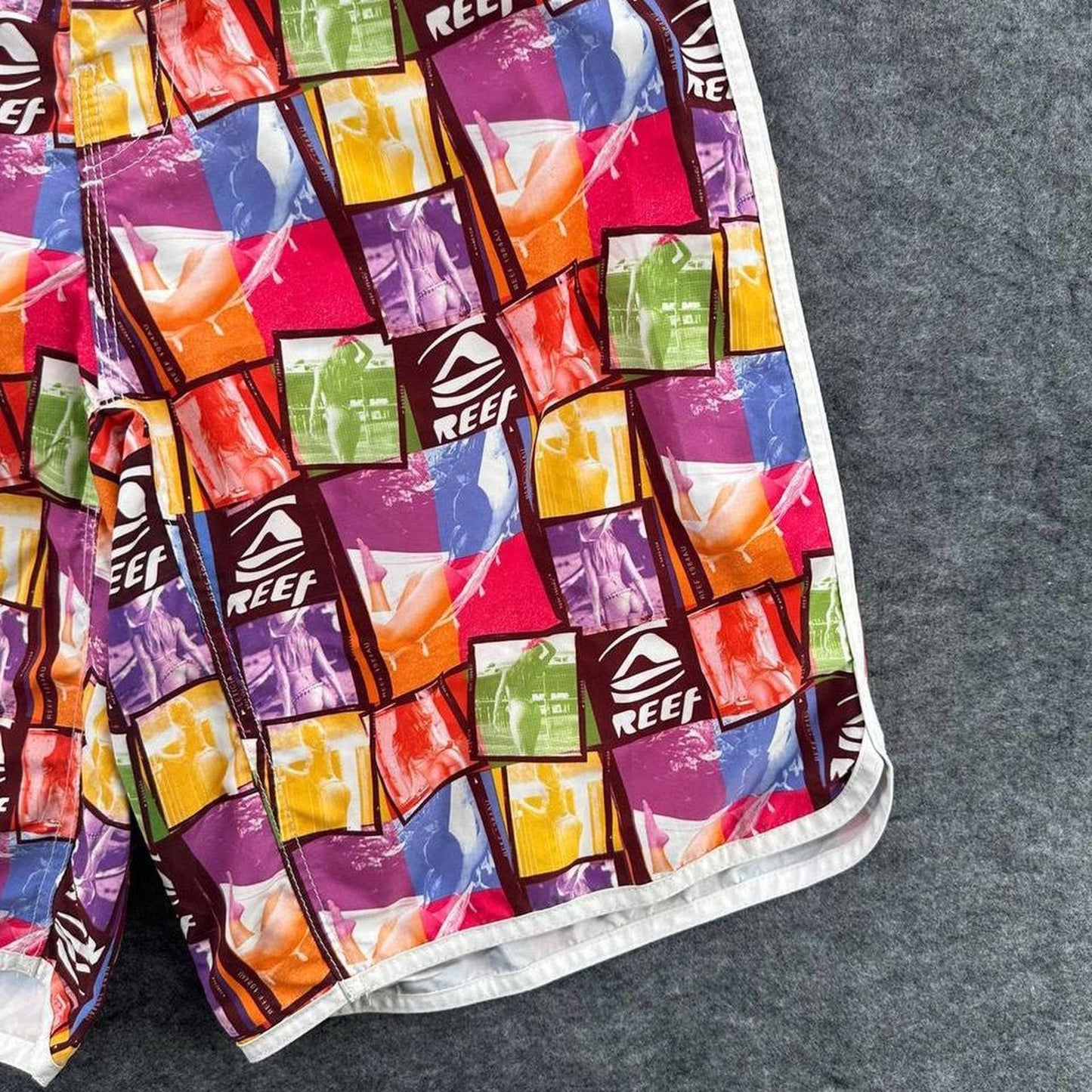Reef board shorts with multicolored