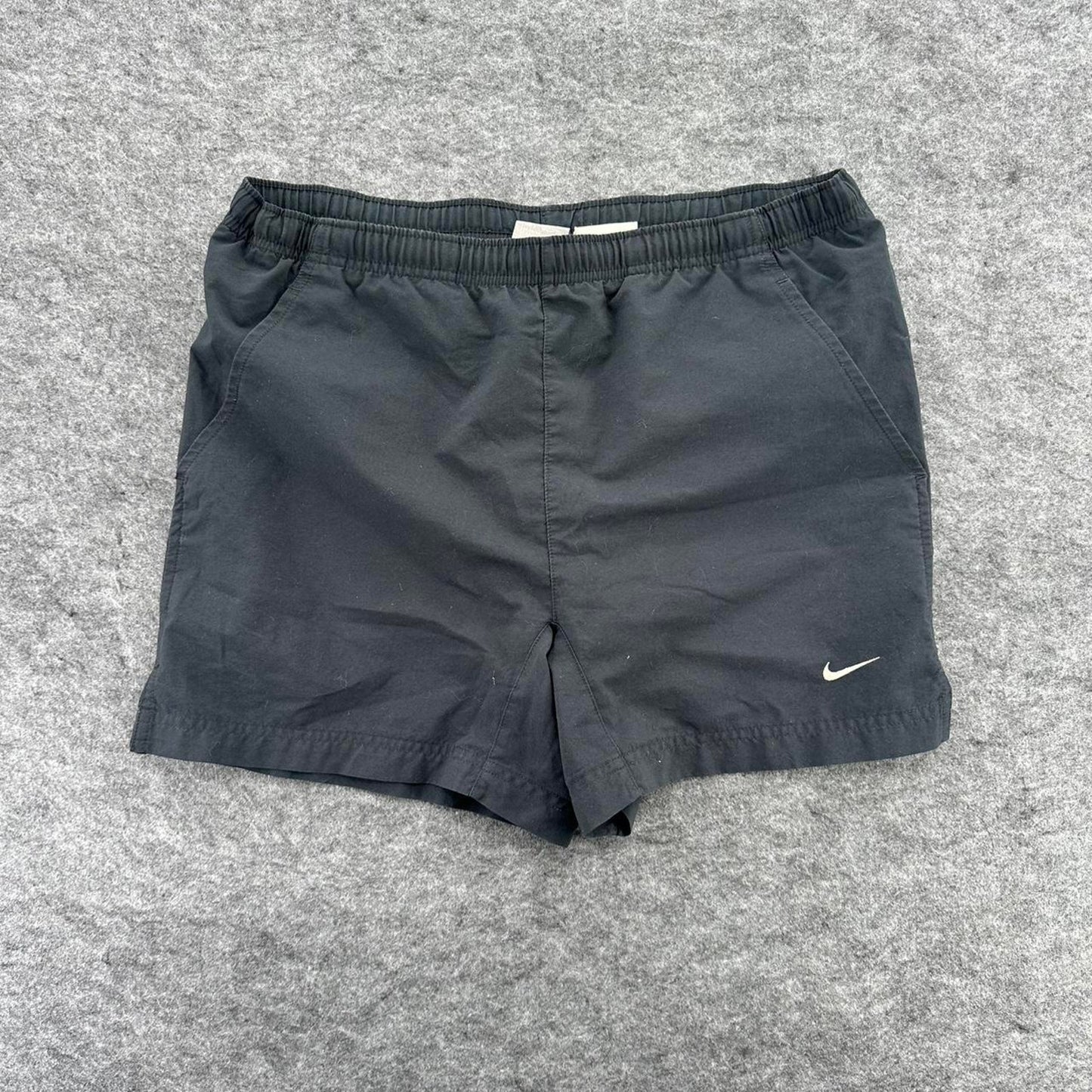Nike black shorts with white