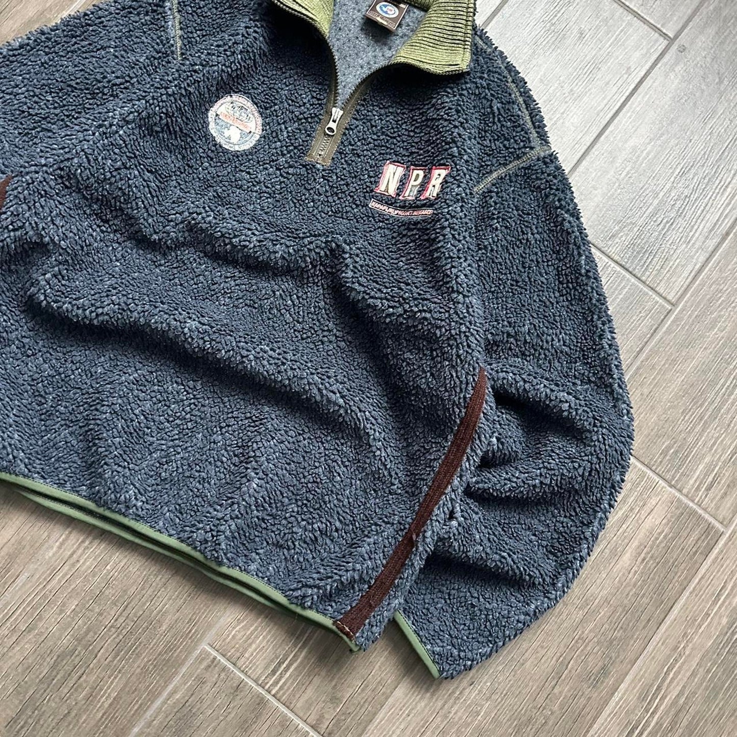 Napapijri teddy winter fleece y2k baggy jumper