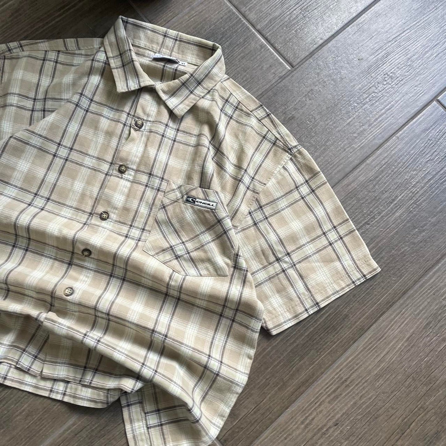 Oneill flannel y2k surf shirt