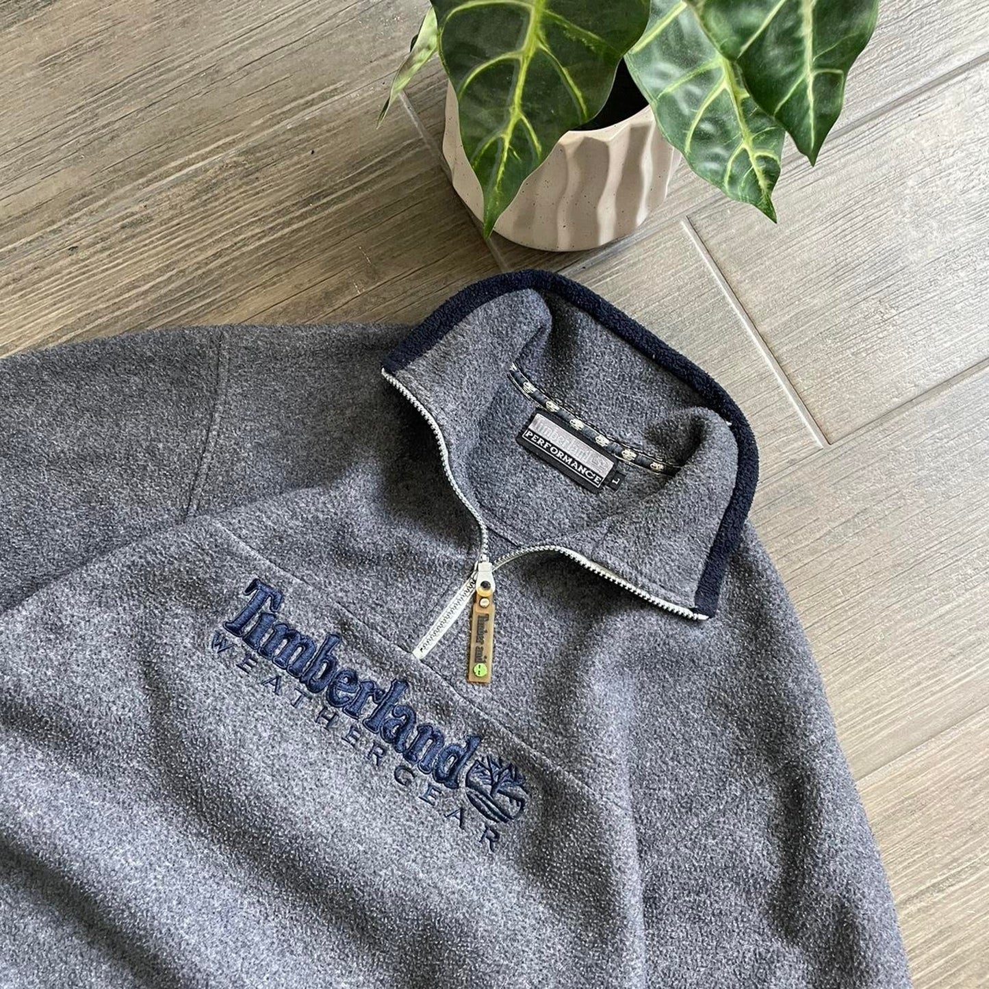 Timberland 1/3 zip fleece jumper