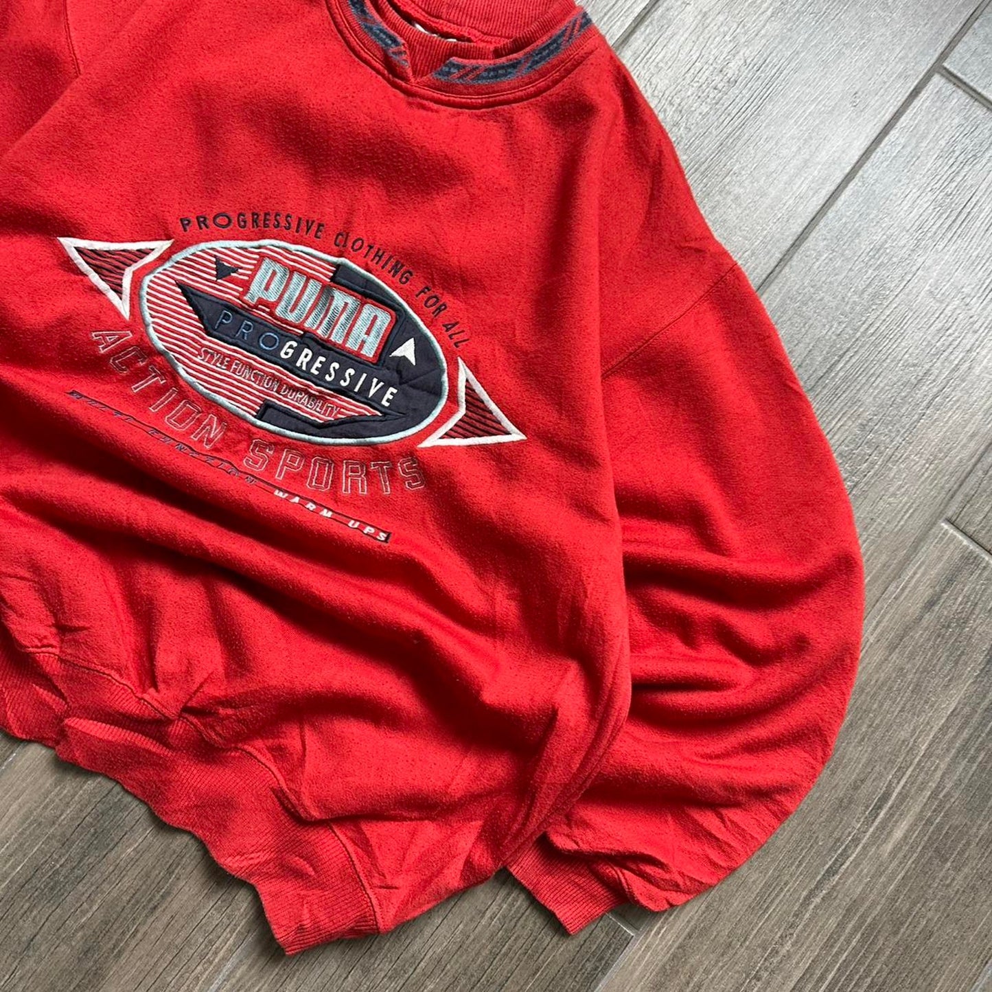 Puma red vintage sweatshirt
