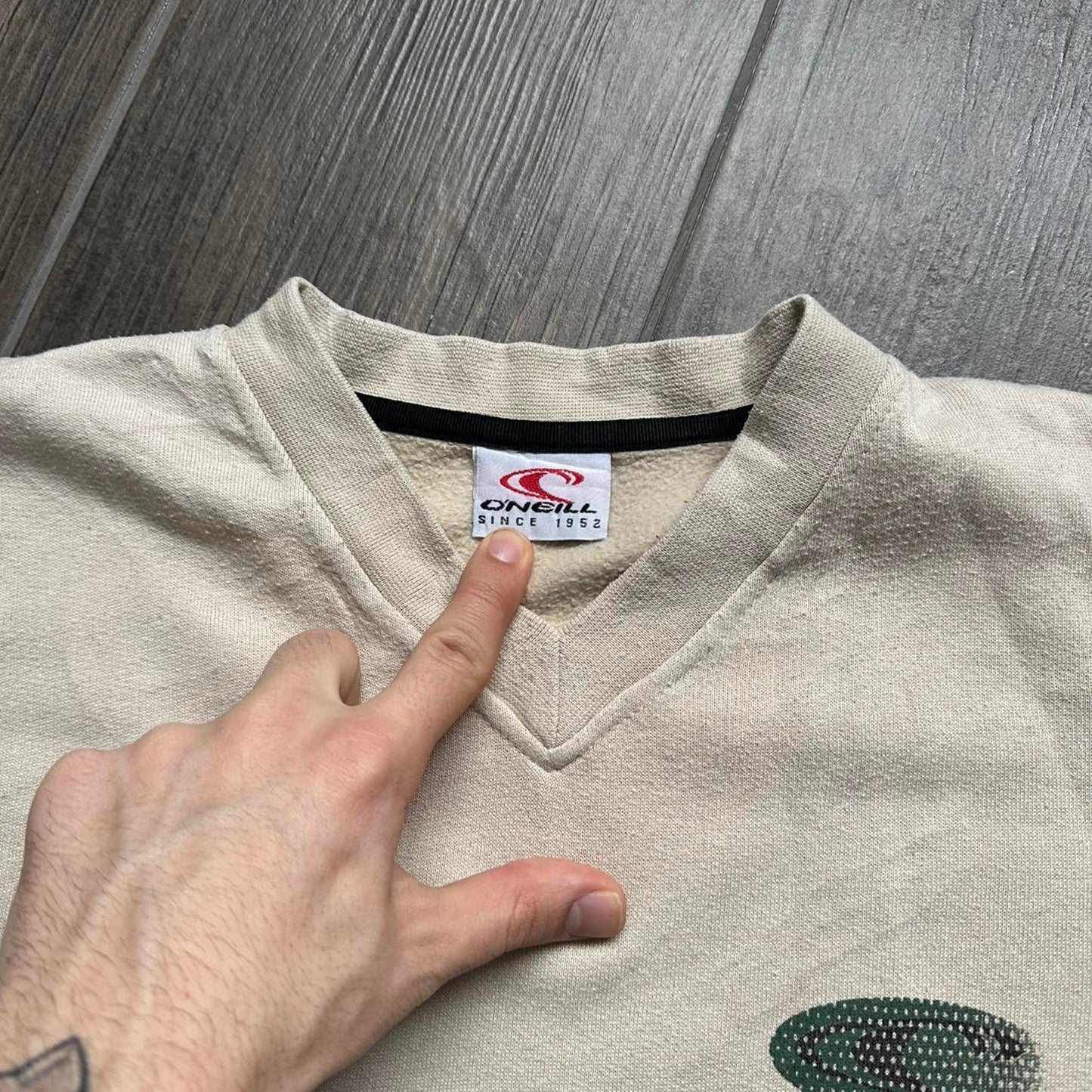 Oneill y2k v neck M sweatshirt