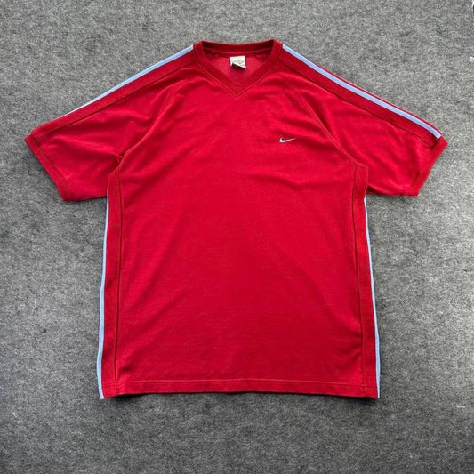 Nike red soccer jersey with