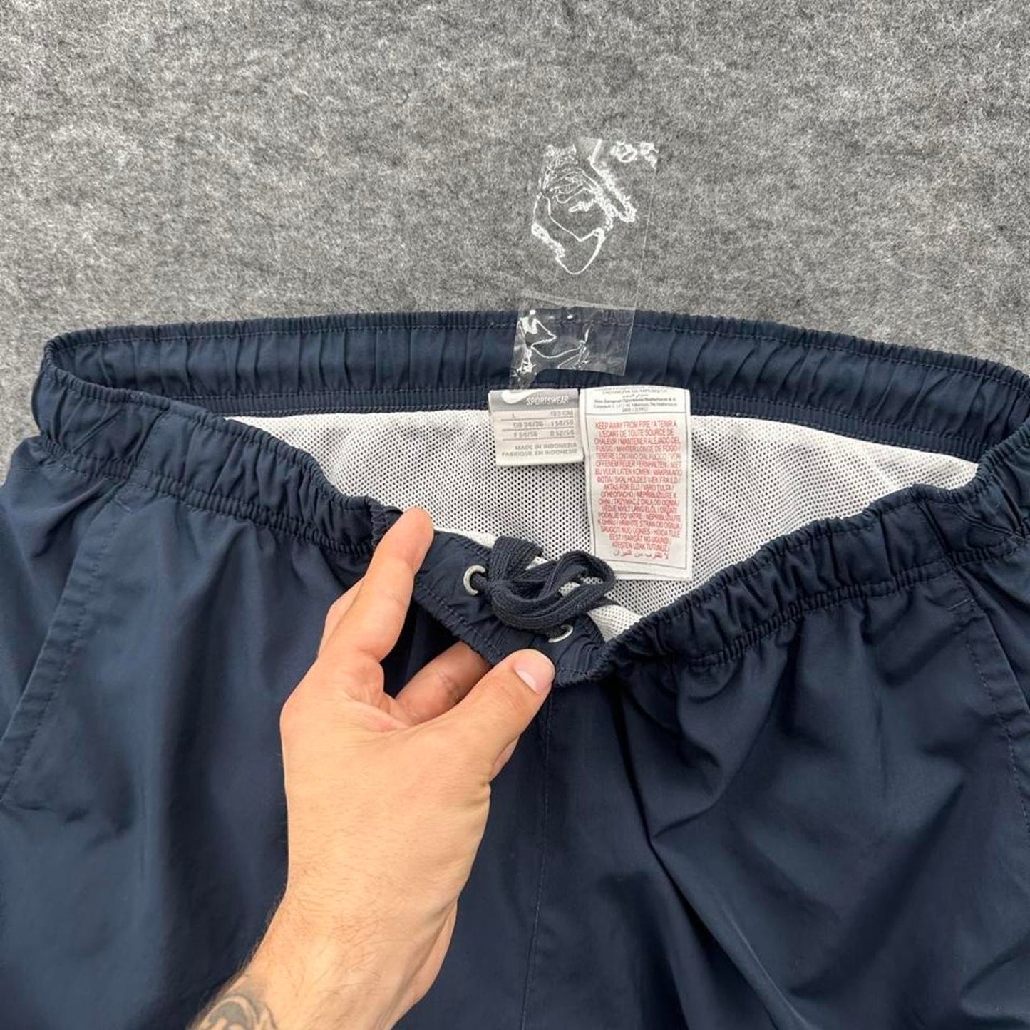 Nike navy blue shorts with