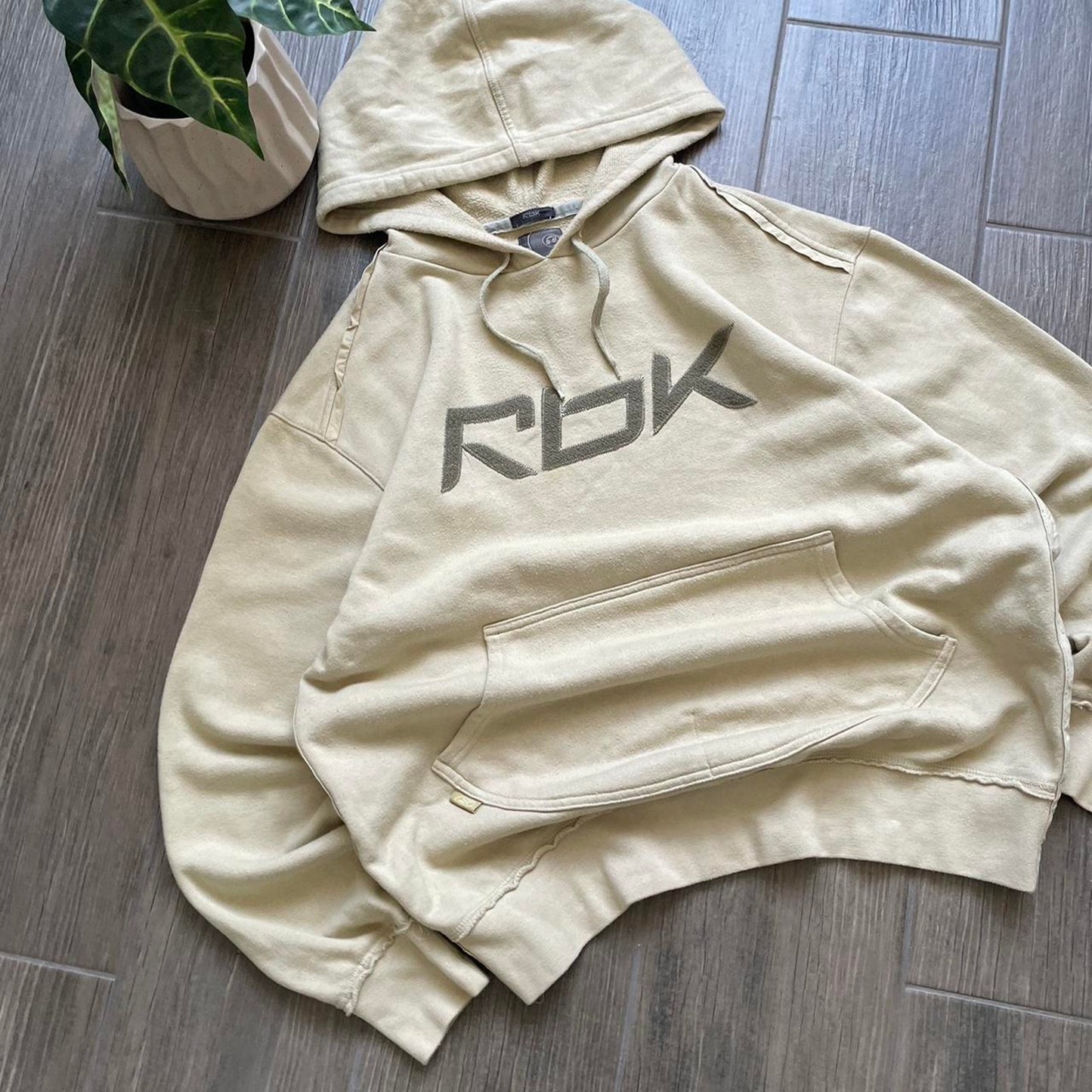 Reebok boxy y2k baggy hoodie