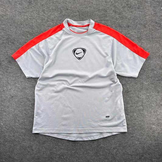 Nike dri fit white gray