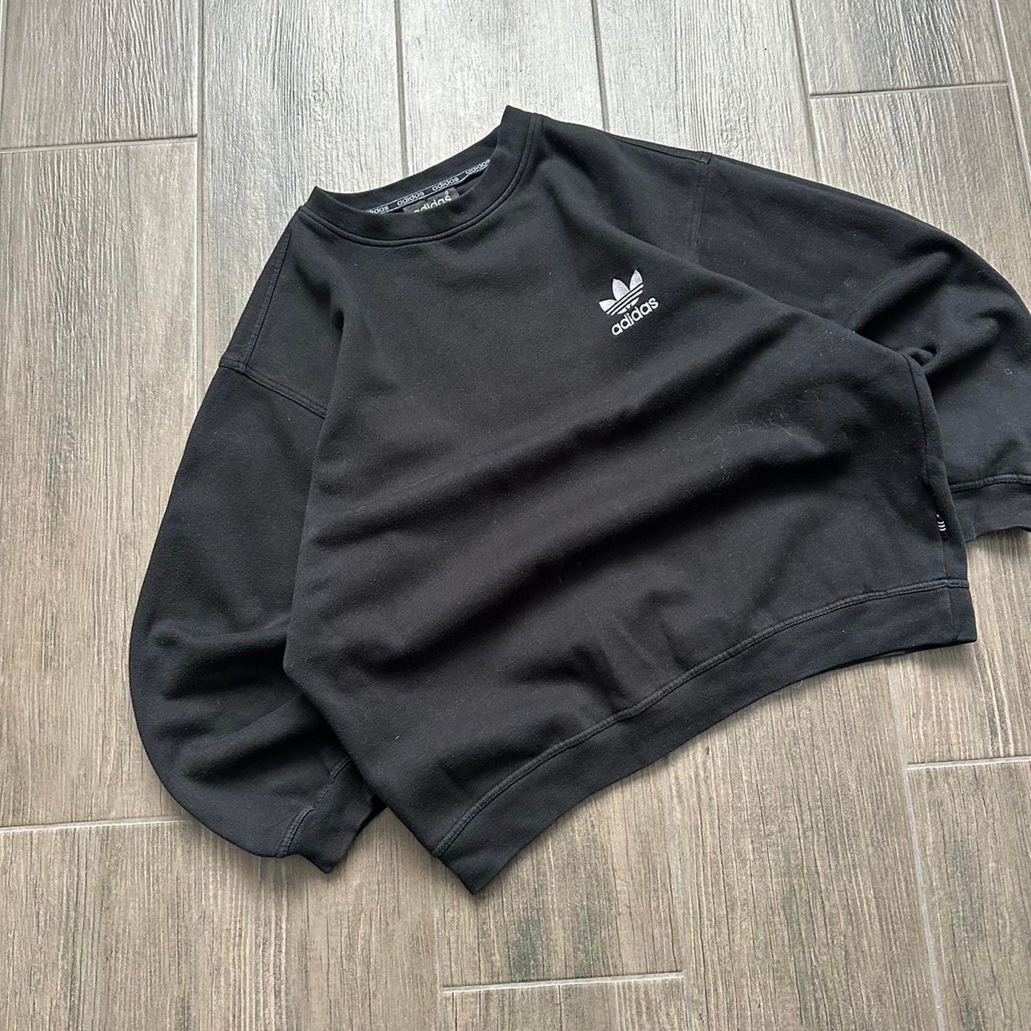 Adidas oversized y2k sport black S sweatshirt