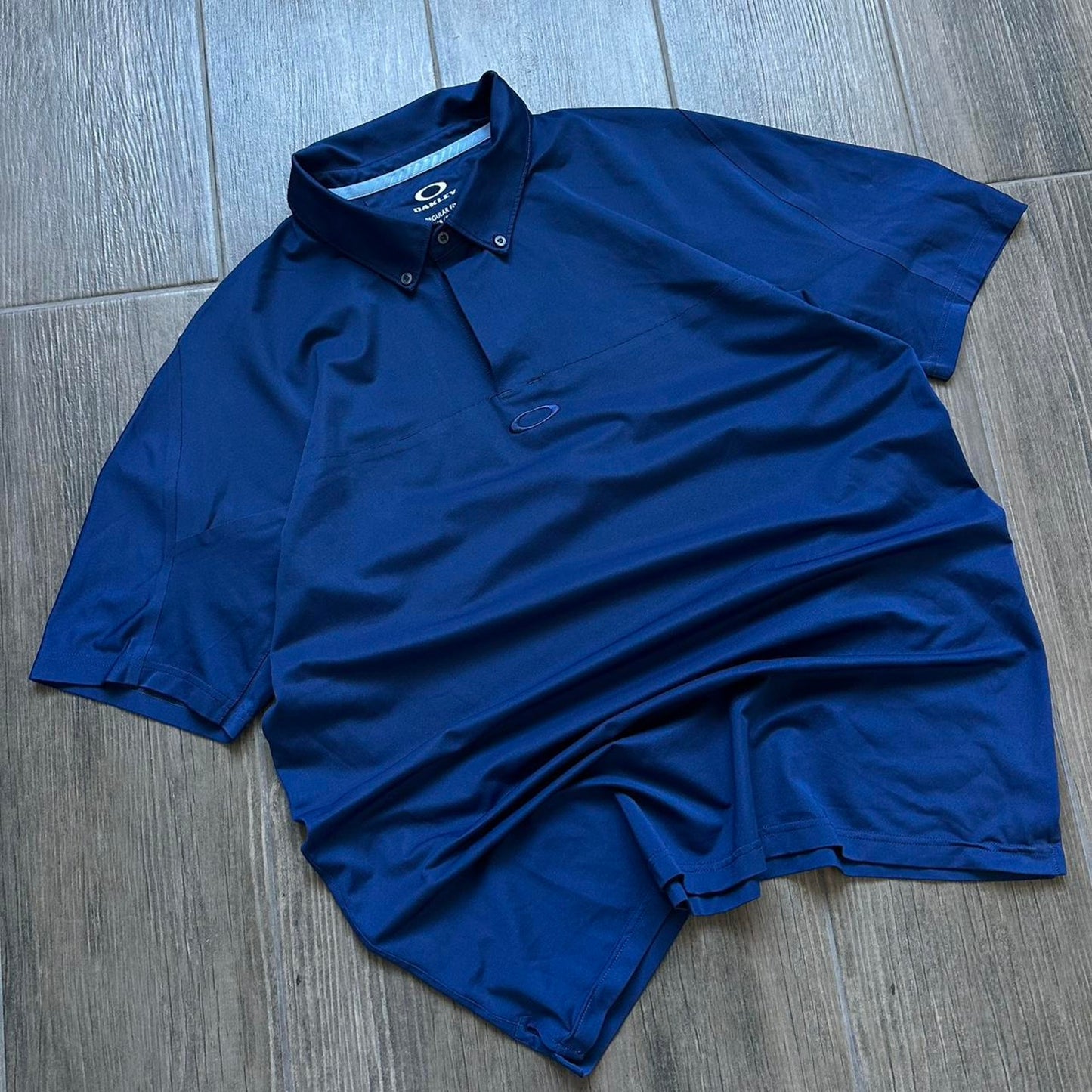 Oakley software navy y2k polo tee