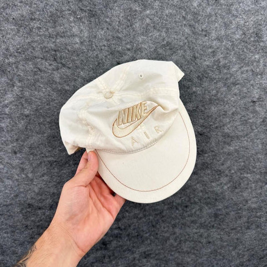 Nike Air White Gold Logo Cap