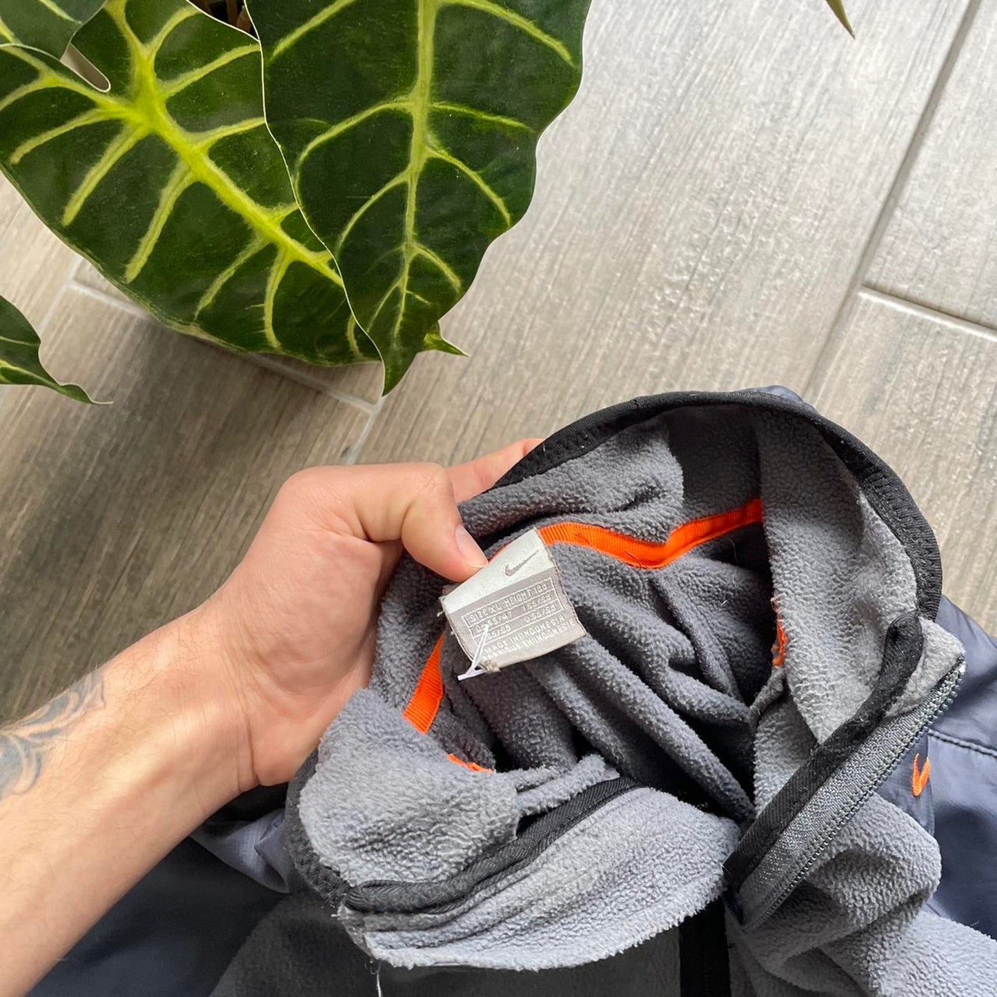 Nike zip y2k fleece zip jumper