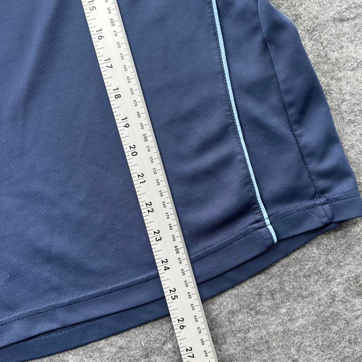 Navy blue umbro polo shirt