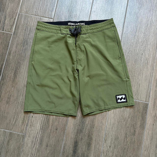 Billabong khaki green board shorts