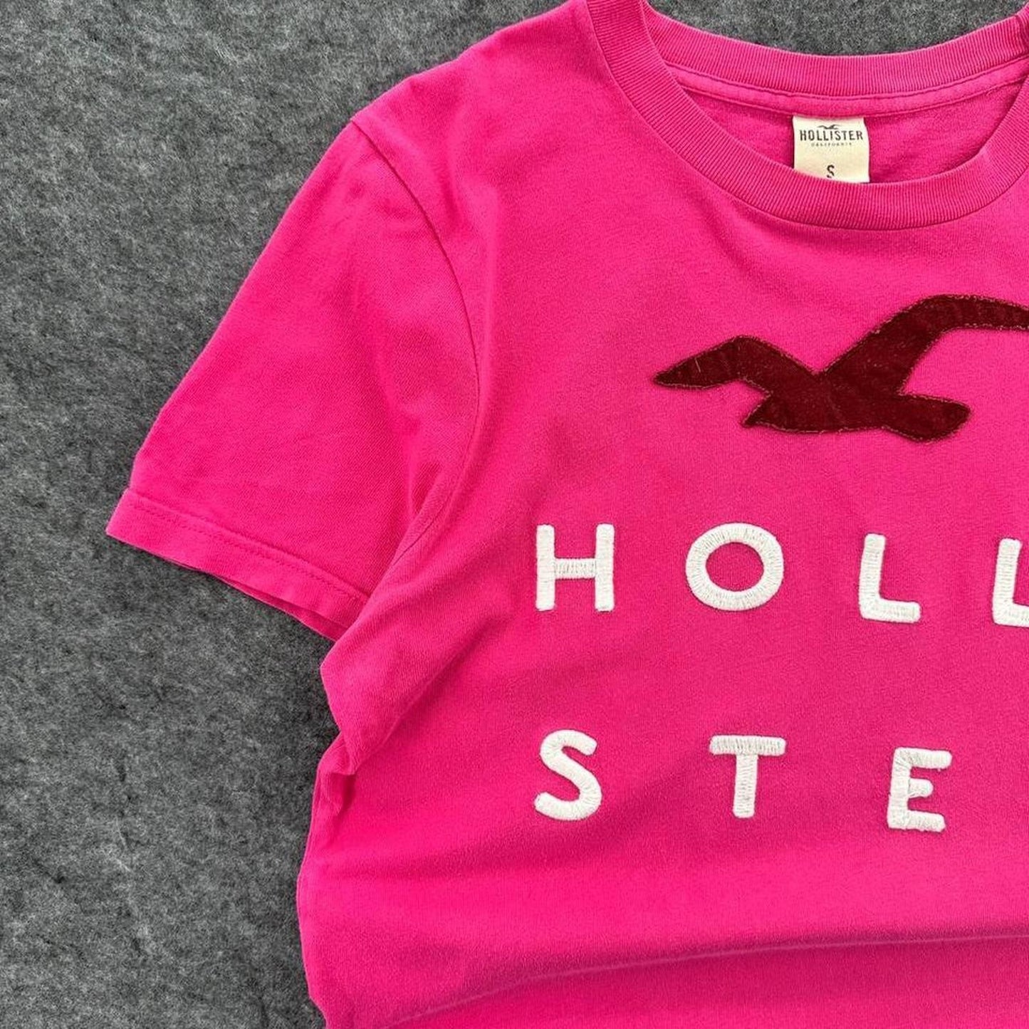 Y2k hollister co pink t shirt