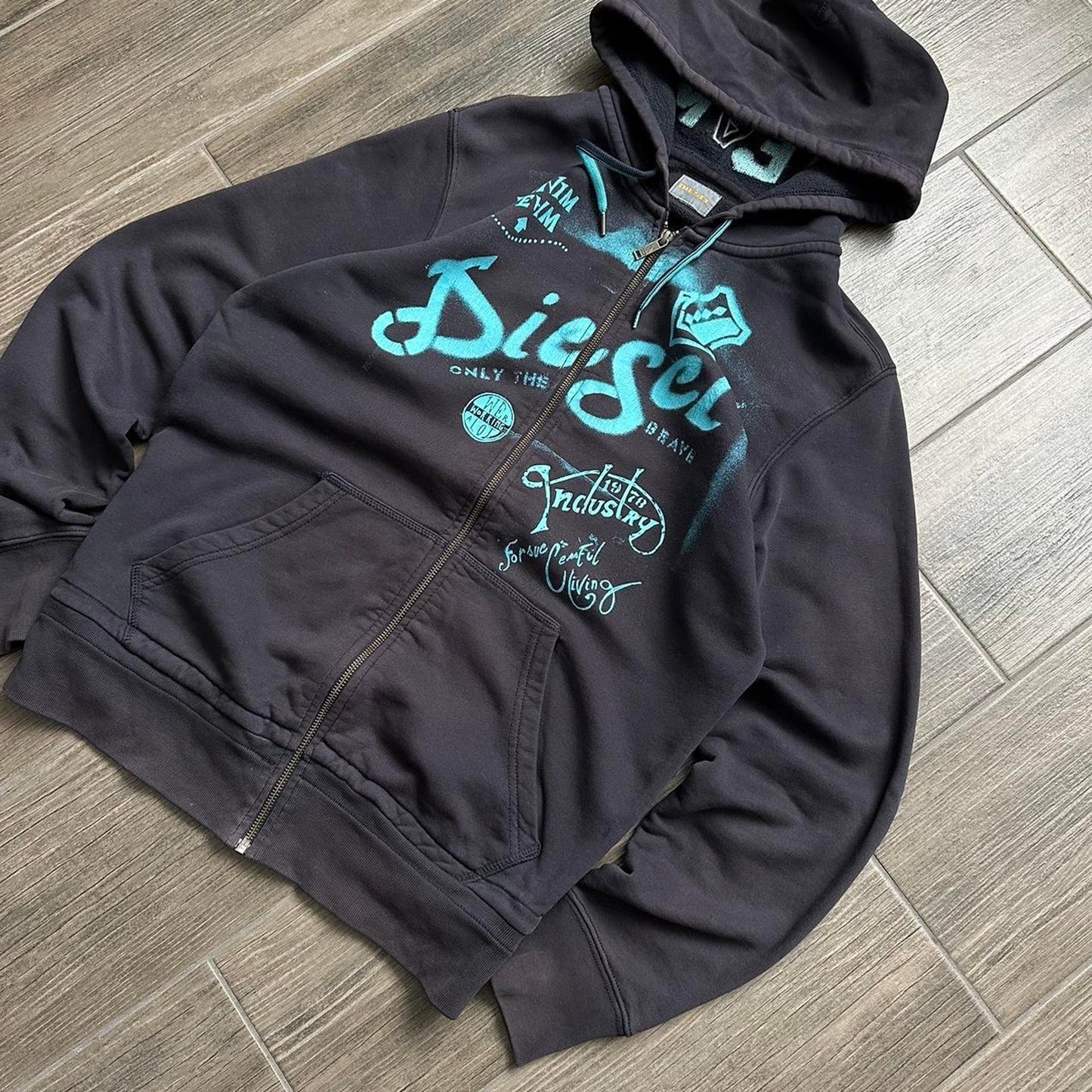 Diesel Y2k Japanese style M-L hoodie