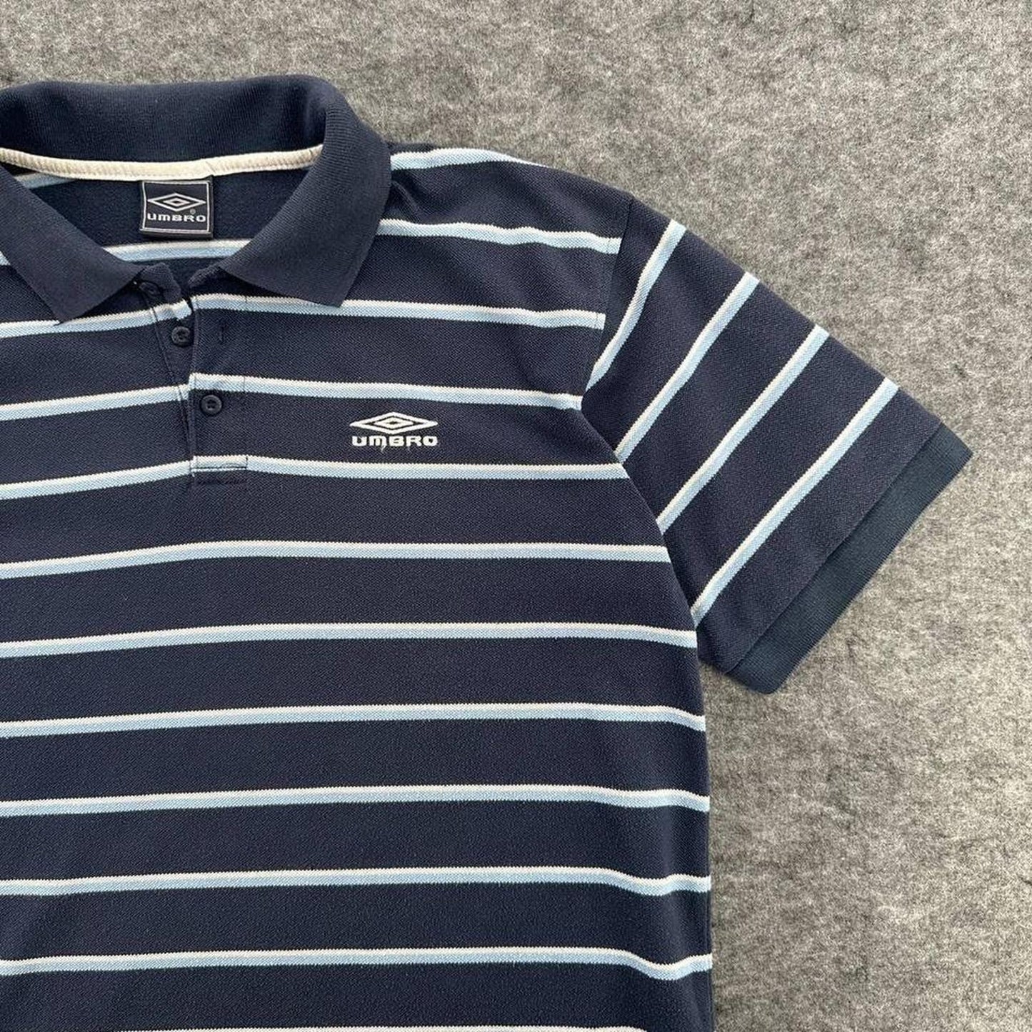 Umbro navy blue with white