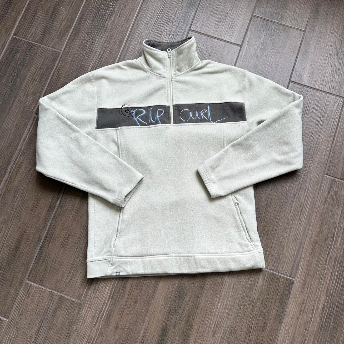 Rip curl cream fleece quarter