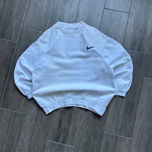 Y2K Nike white boxy fit vintage sweatshirt
