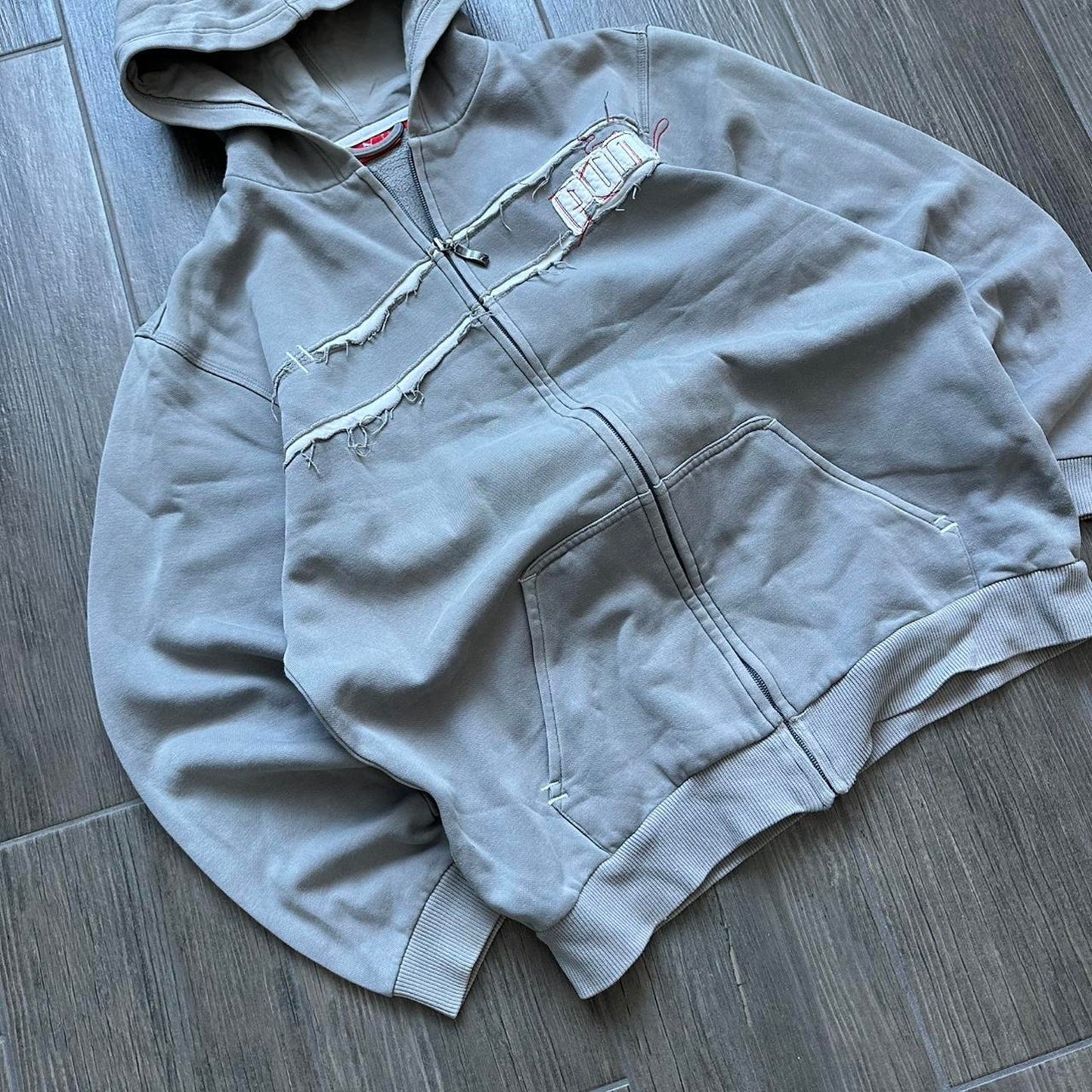 Puma zip up baggy y2k