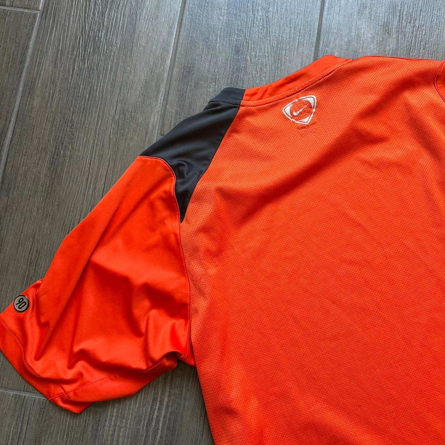 Nike orange dri-fit running shirt