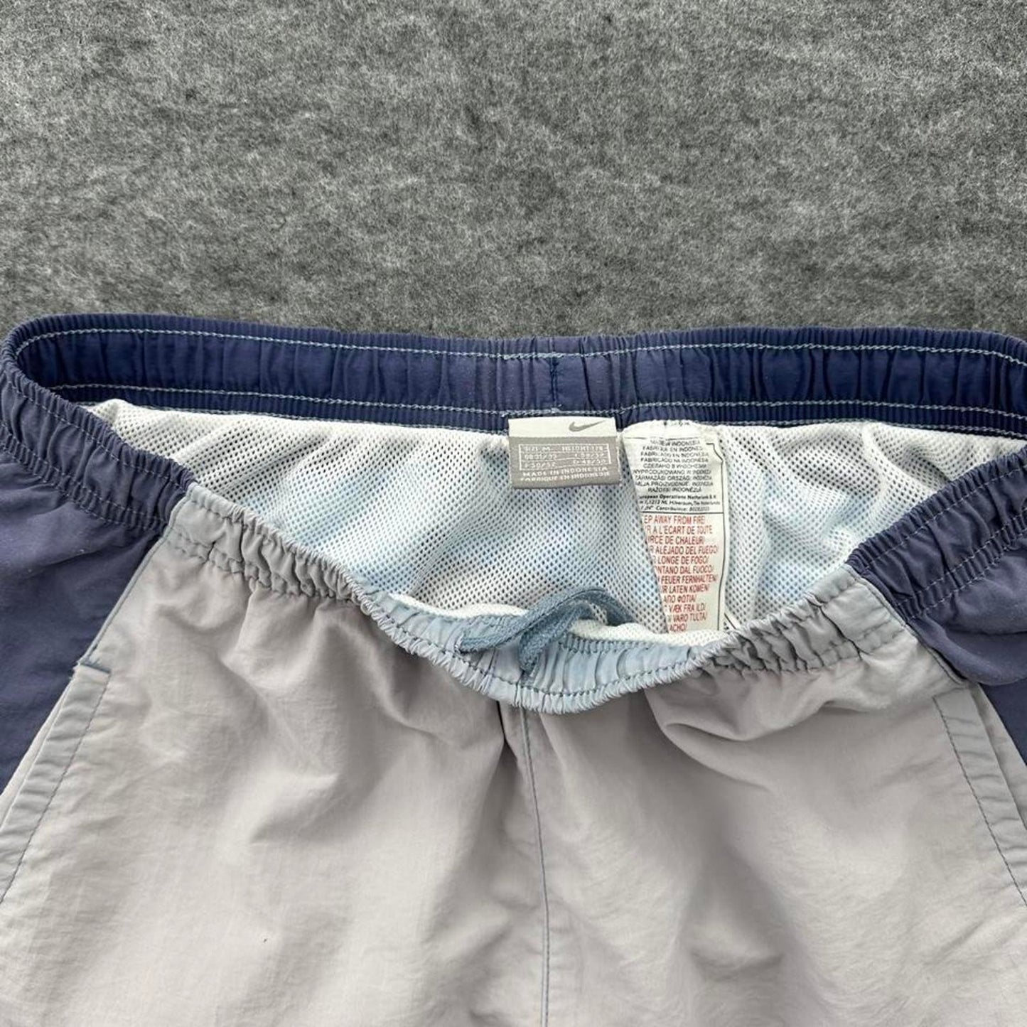 Nike blue grey shorts