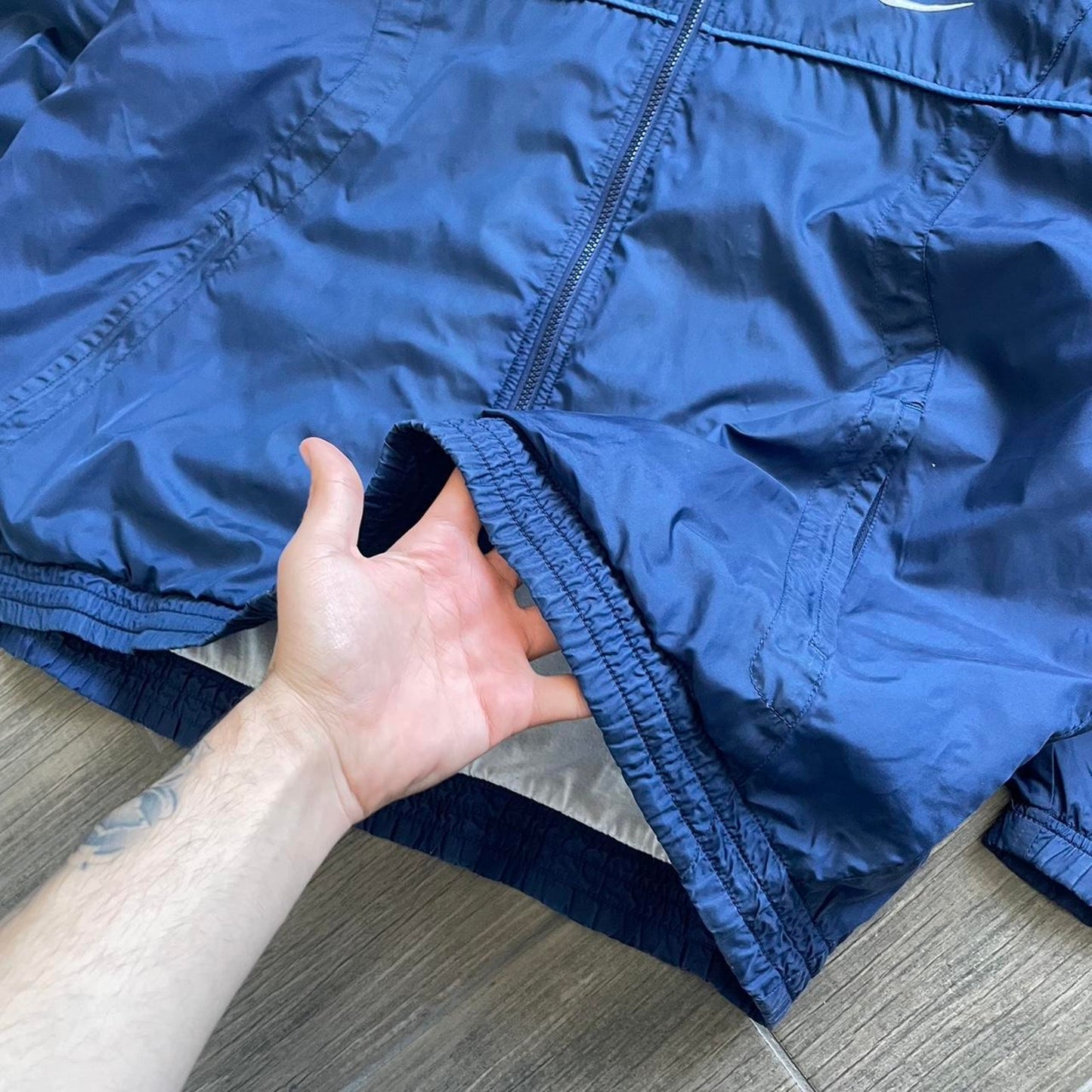 Nike nylon y2k baggy vintage jacket