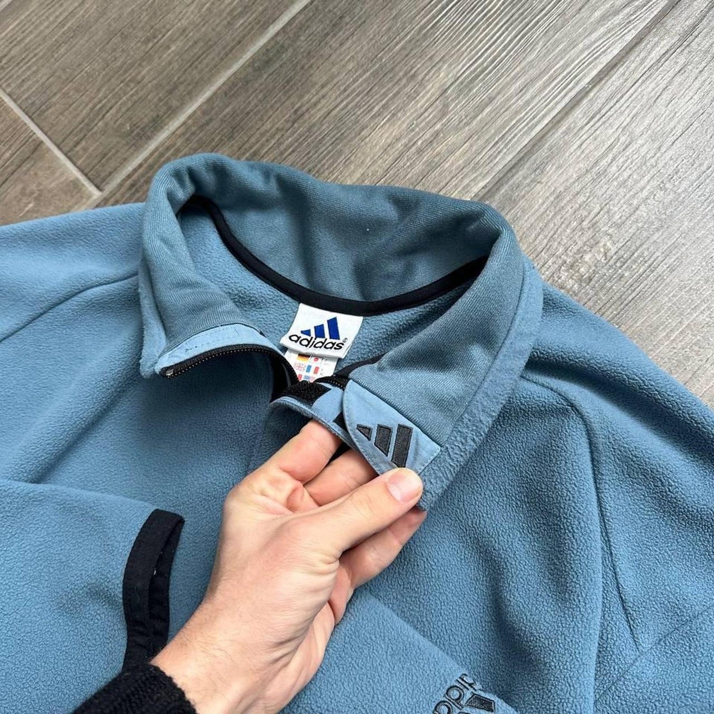 Adidas fleece oversized y2k L jumper