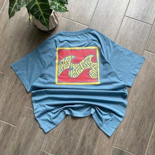 Billabong Surf Big Logo Y2K Vintage T-Shirt Blue Size L