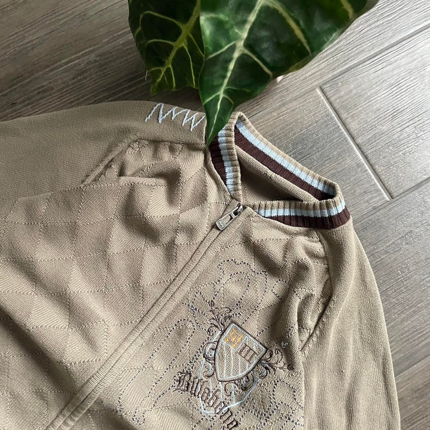 Y2K Billabong beige Japanese baggy surf jumper XL