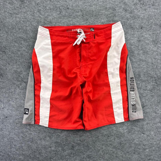 Quiksilver Red Surf Shorts