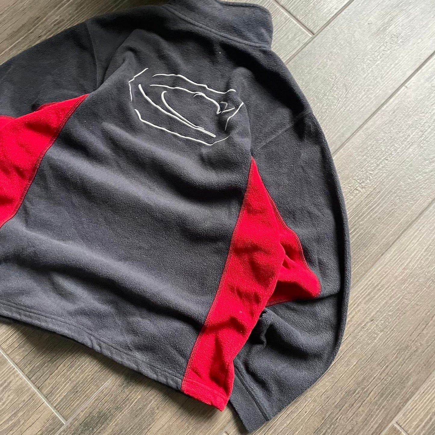 Y2K Oneill fleece grey baggy surf jumper M