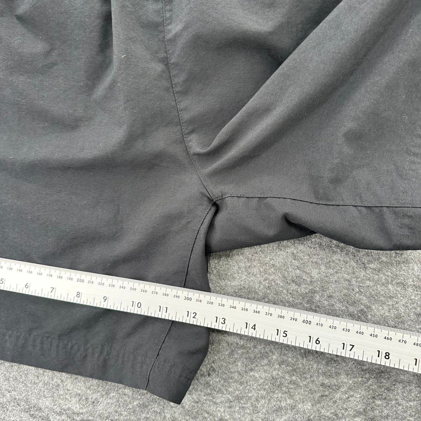 Nike black shorts with white